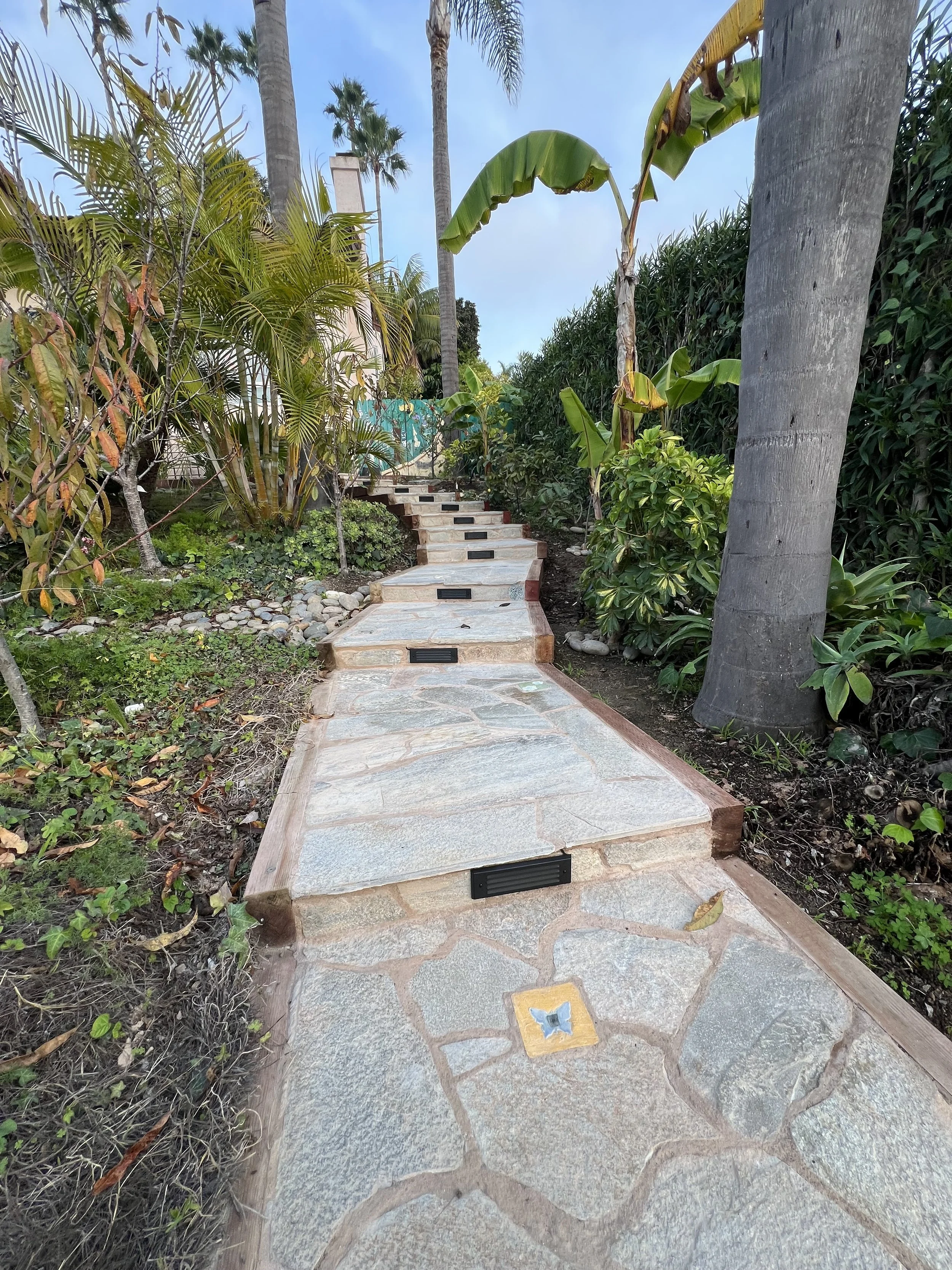 Flagstone steppers