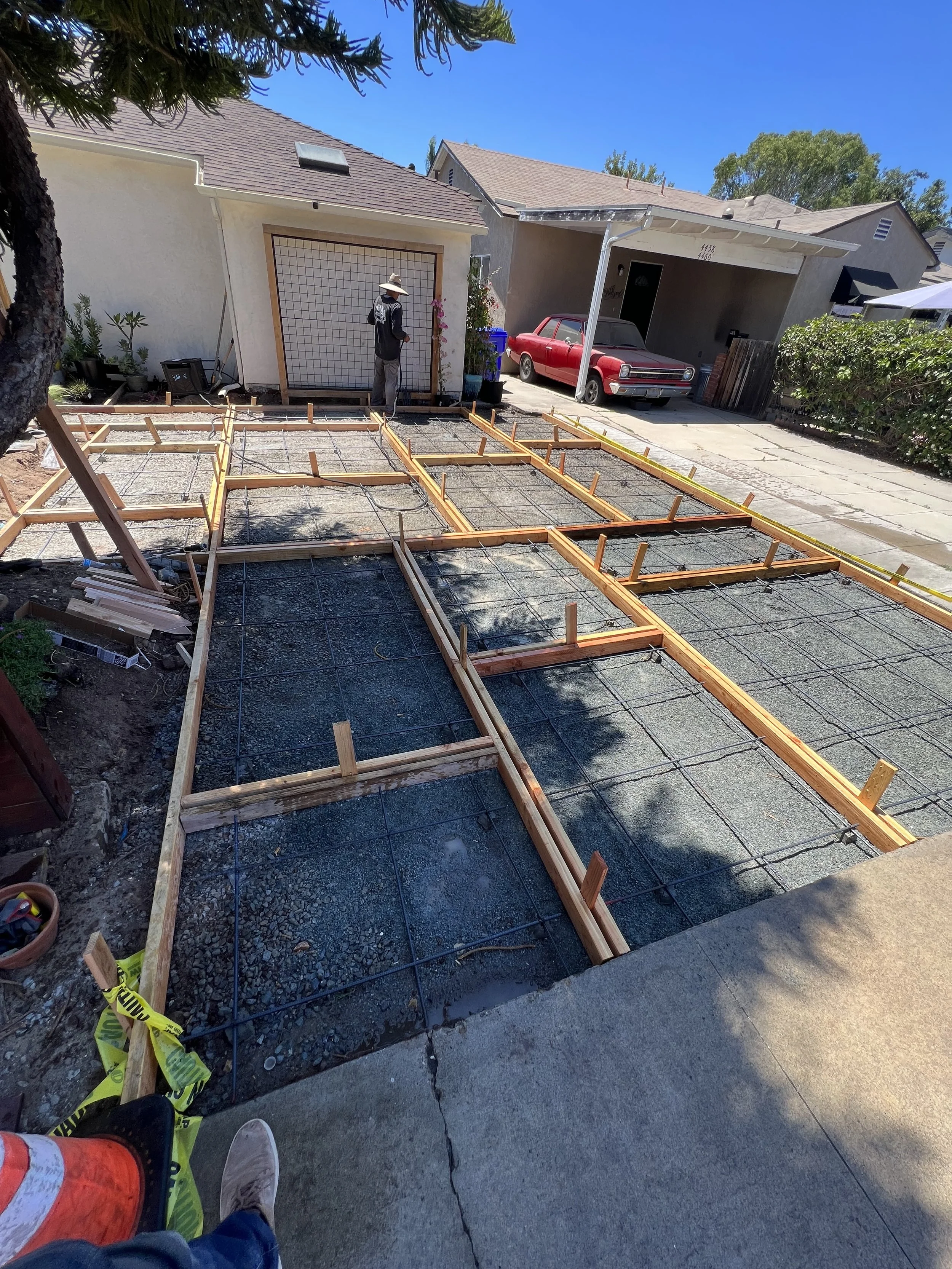 concrete driveway san deigo