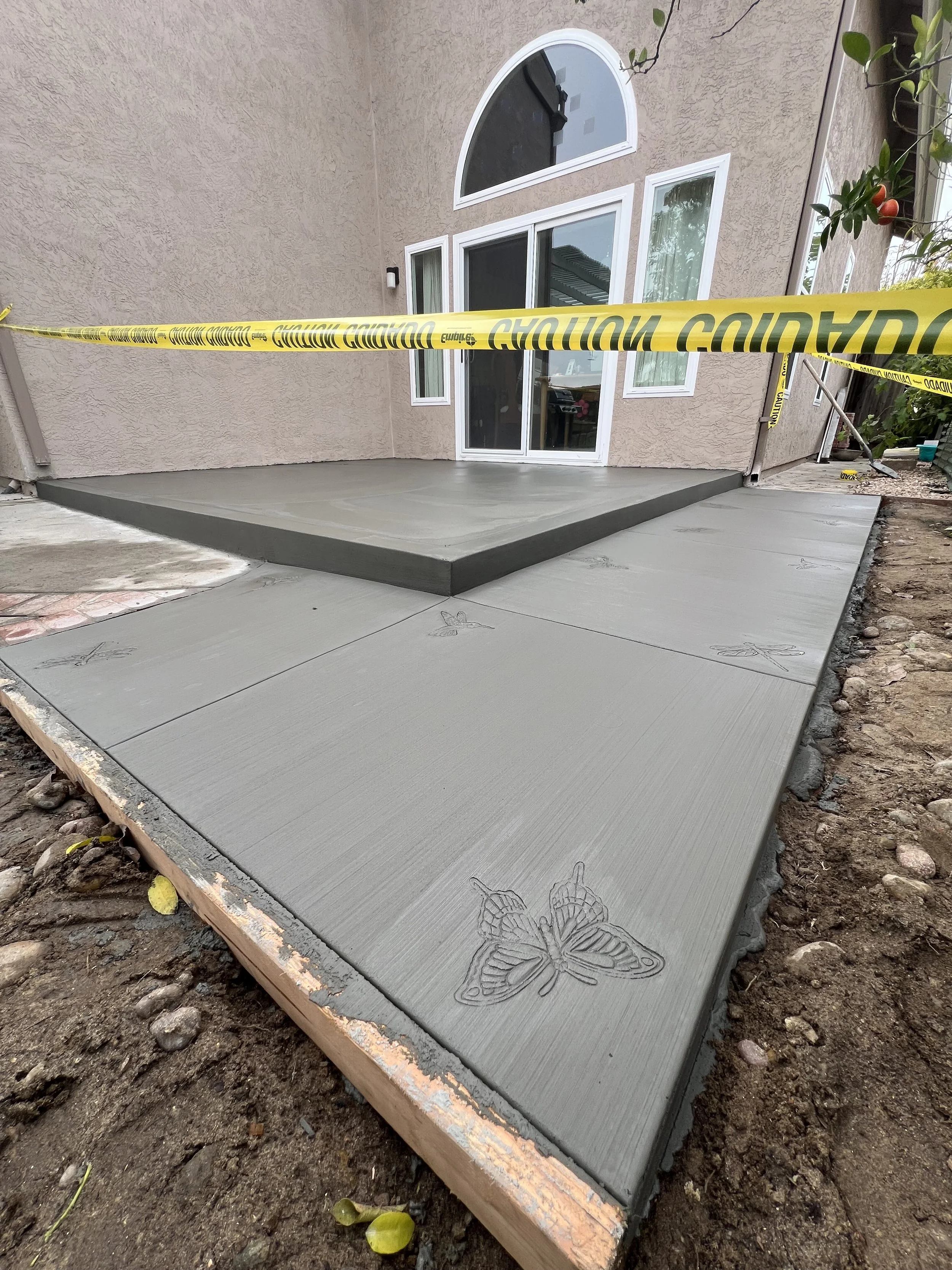 stamped concrete