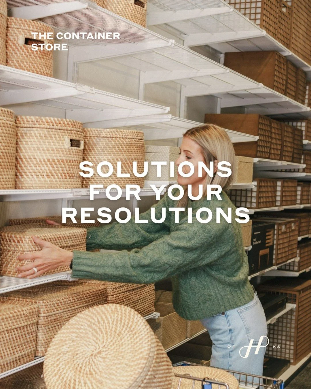 Start the new year organized! Shop @thecontainerstore and save 30% storewide on space-saving solutions for every room like The Home Edit collection. Limited time only!