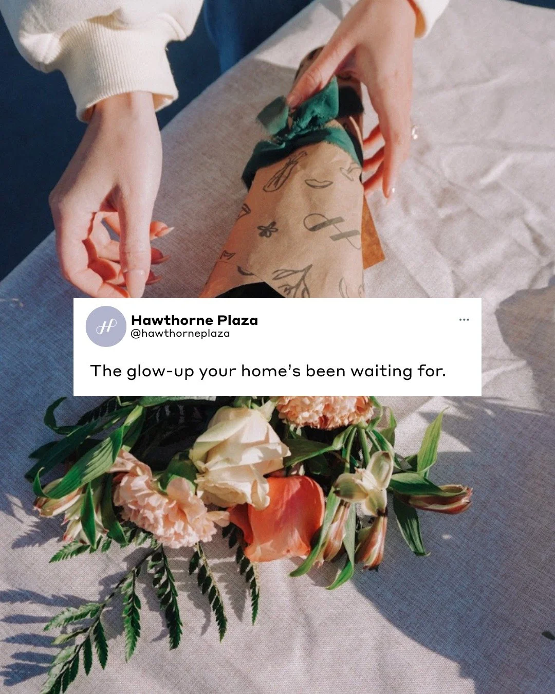 Something sweet is blooming...🌷

Join us Thursday, April 16 from 5:00&ndash;7:30pm. at Hawthorne Plaza for an evening of florals, cocktails, custom touches, and home inspiration.

Get your tickets at the link in our bio or hawthorneplazashopping.com