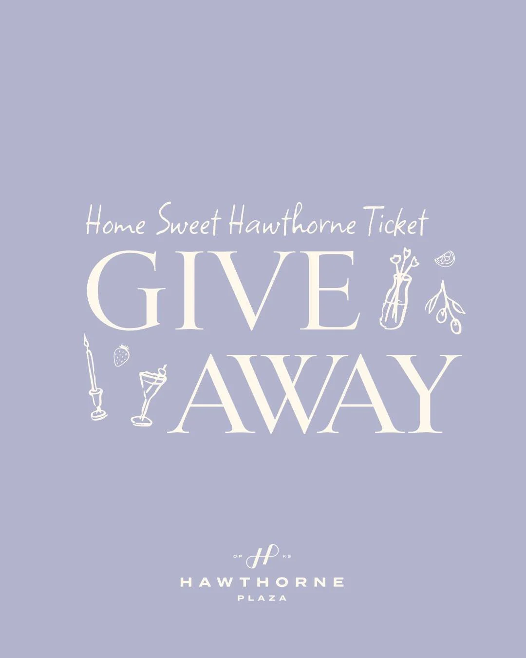 ✨ TICKET GIVEAWAY ✨

Win 2 tickets to Home Sweet Hawthorne 💐🍸Join us for a dreamy spring evening on April 16 from 5-7:30pm featuring florals, cocktails, shopping, and more! 

HOW TO ENTER:
✨Like this post
✨Follow @hawthorneplaza
✨Tag who you want t