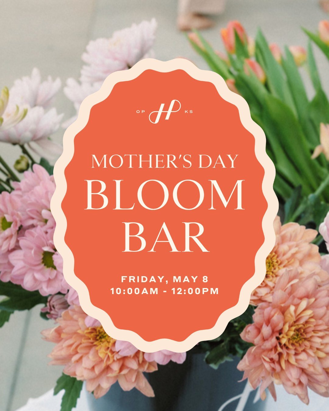 RUN, don&rsquo;t walk 🌸💐 The HP Bloom Bar is happening today + the first 20 moms get a free bouquet!

See you soon!
