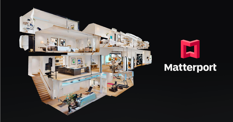Matterport 3D cutaway of a home