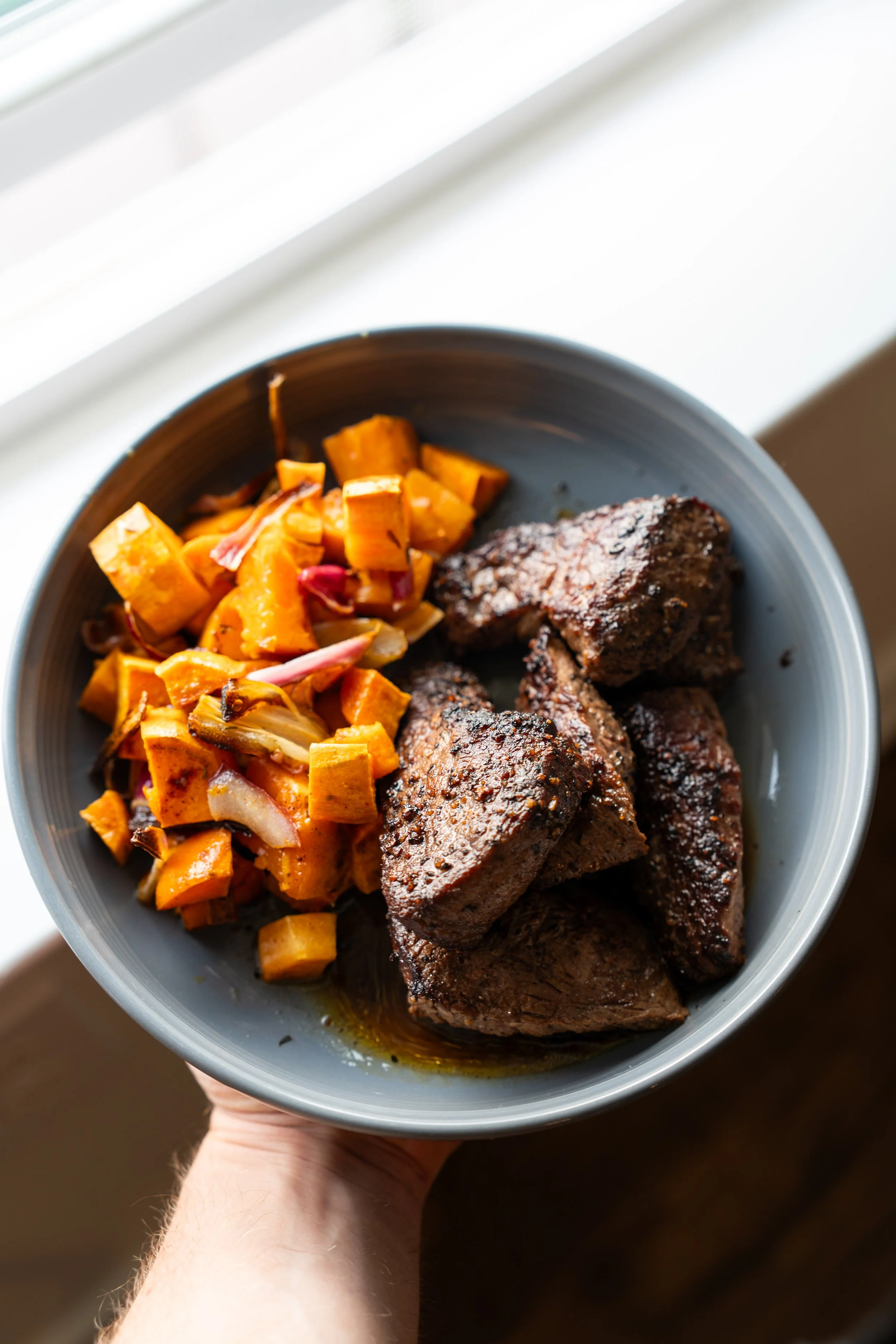 Rind mit Süßkartoffel