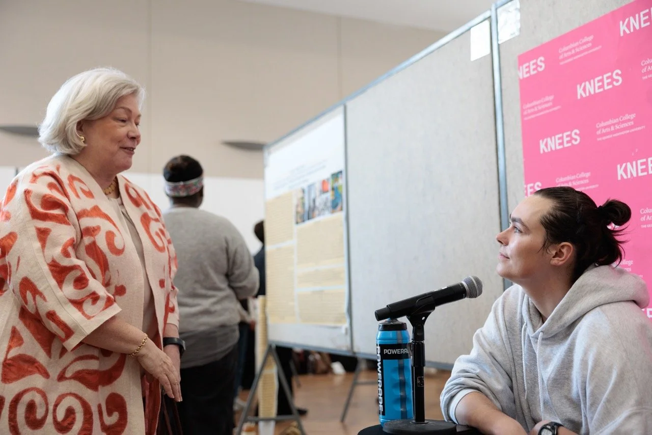 University President Granberg interacting with the preformace, Photo by CCAS