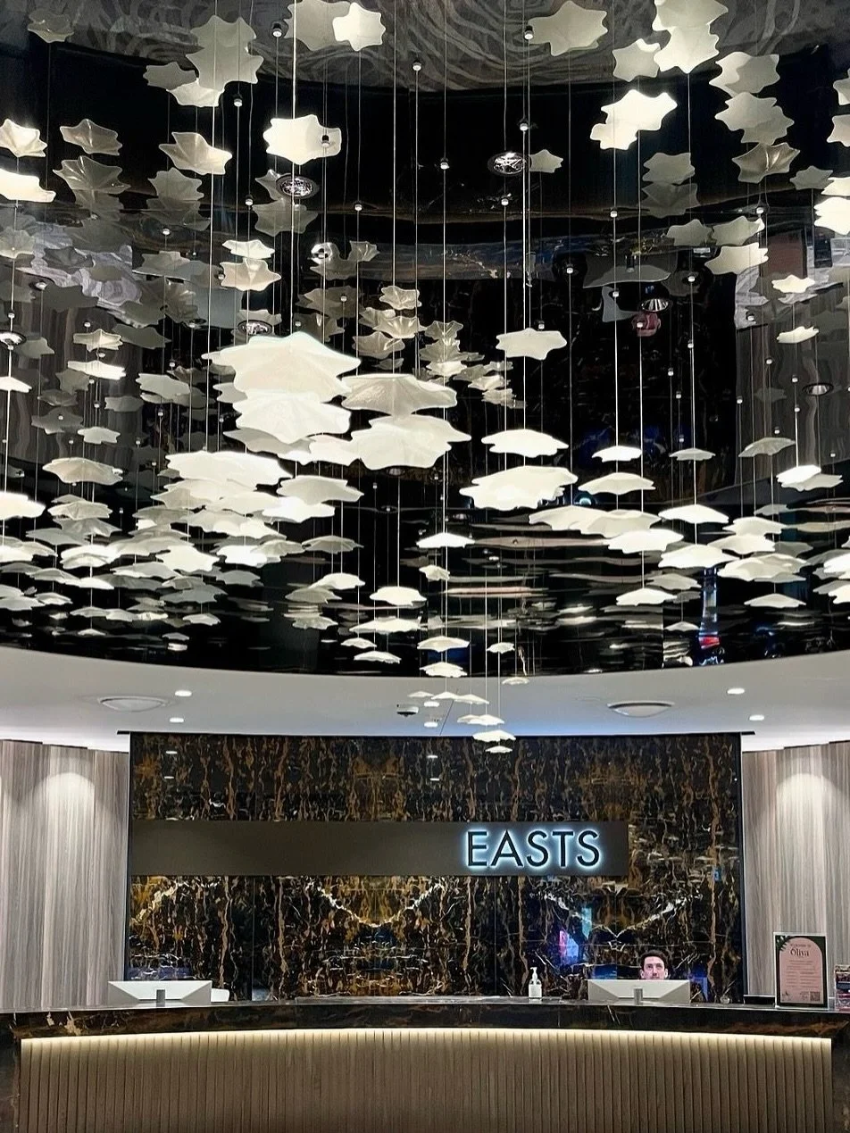 Falling Leaves can be interpreted in countless ways, each installation exploring the idea through a different lens. Suspended, scattered, layered or drifting through space, the composition shifts with every iteration.

Each time it takes on a new for