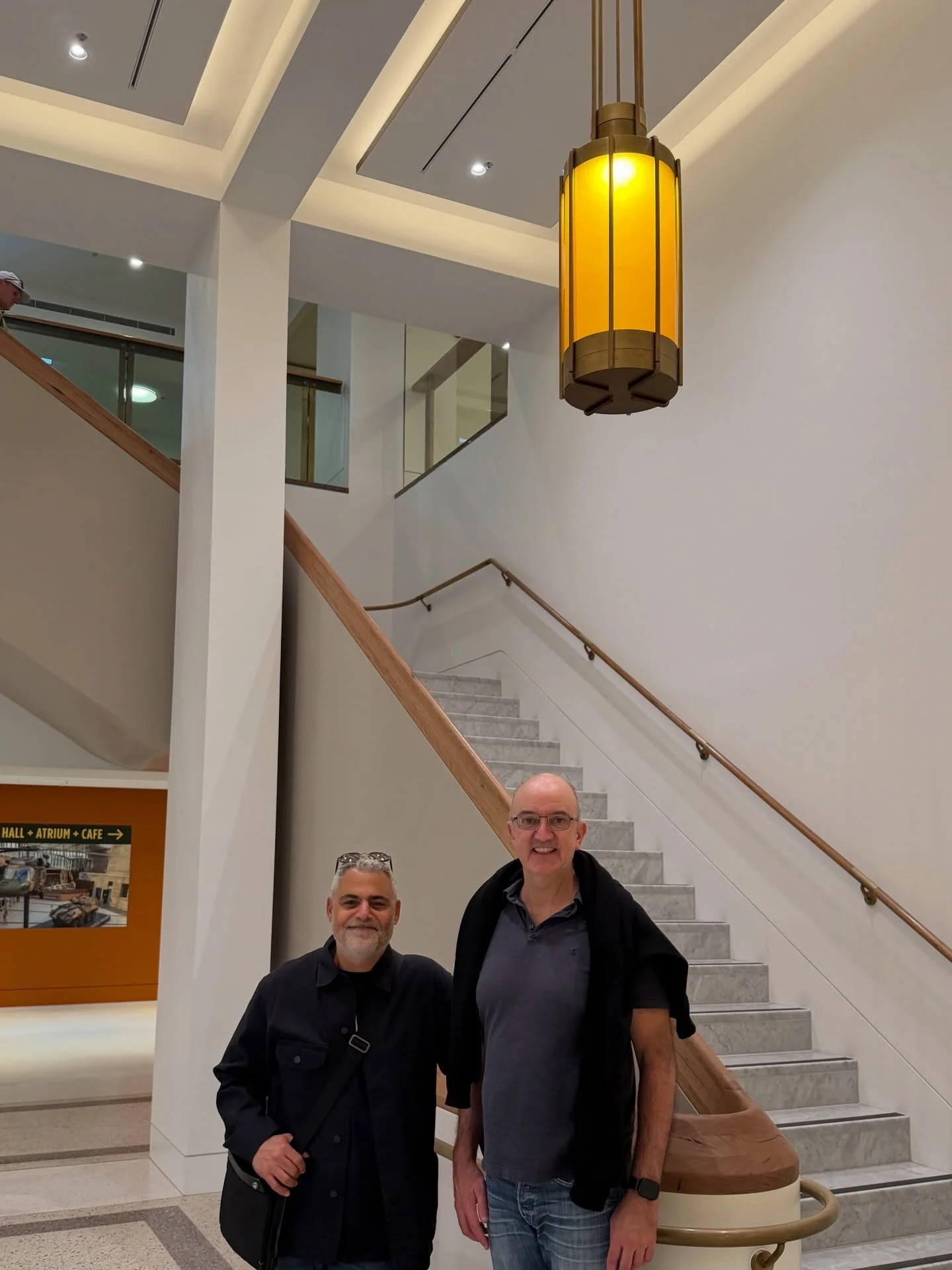 Had almost forgotten just how big the Beacon Lanterns are, they really hold the space and make a statement.

Both carry a story that connects them to the @awmemorial, which makes seeing them again all the more special. So good to be invited back.