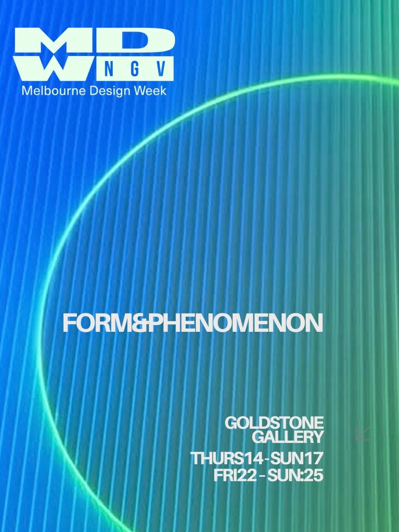 Thrilled to be exhibiting at @goldstonegallery
41 Derby Street, Collingwood

&ldquo;Form &amp; Phenomenon&rdquo; features new luminous sculptures and handcrafted objects that manipulate the visible spectrum, shifting the way light interacts with and 