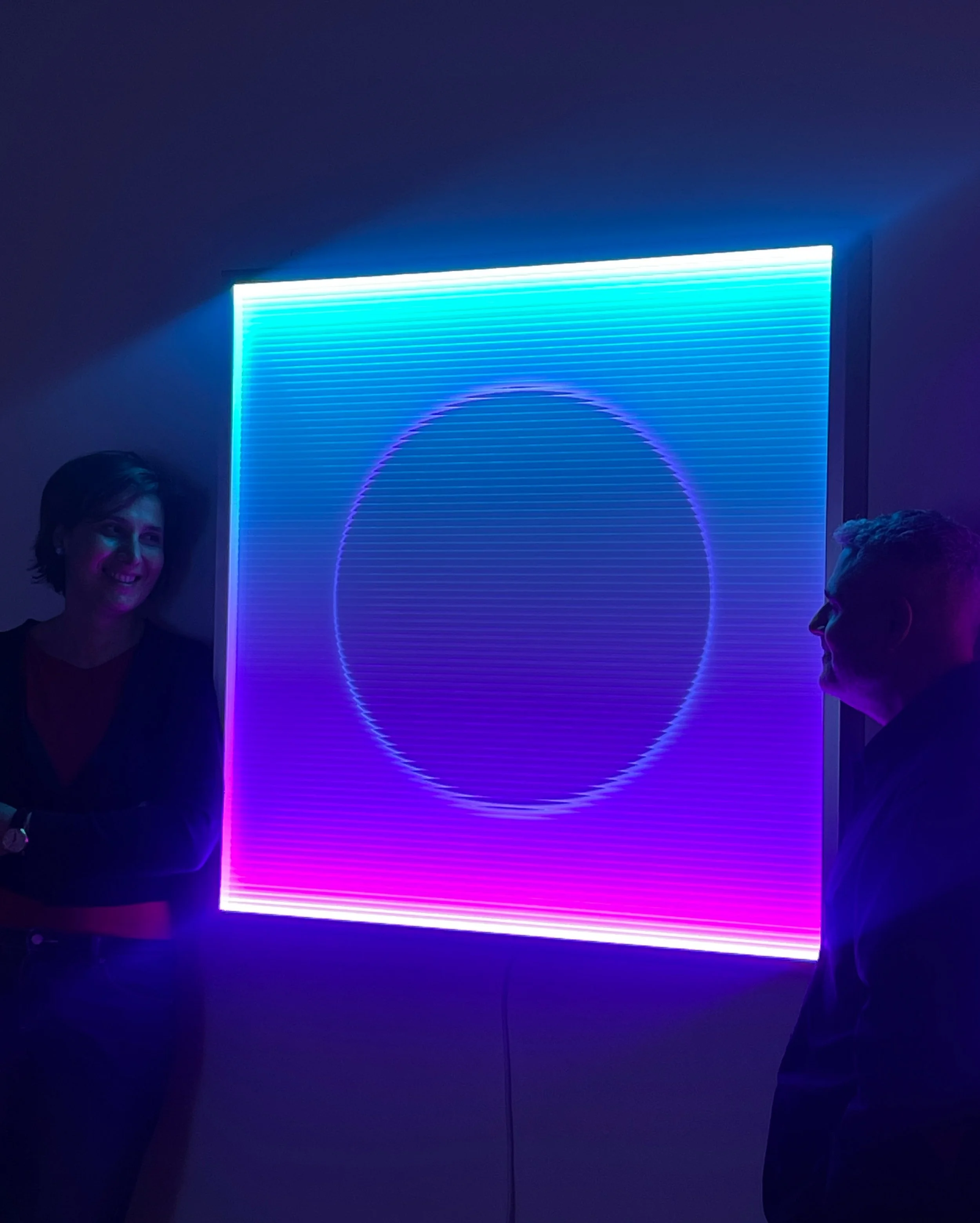Honoured to have the gallery owners come through and experience my work alongside artistic director @nina_sanadze. 

Nina brings such a thoughtful presence to the gallery, and it&rsquo;s been lovely working with her once again. She genuinely cares ab