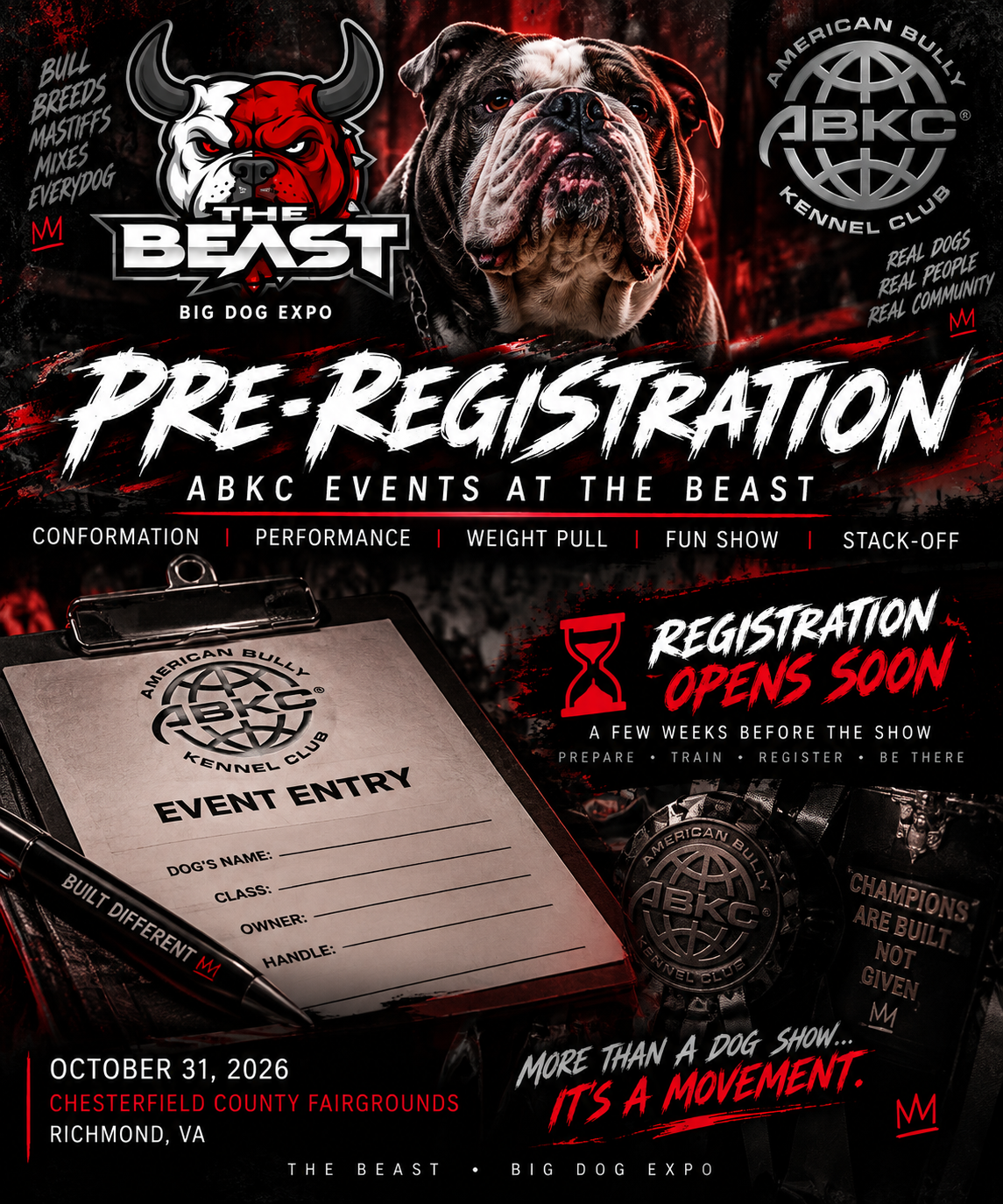 ABKC Pre-Registration Link - coming soon