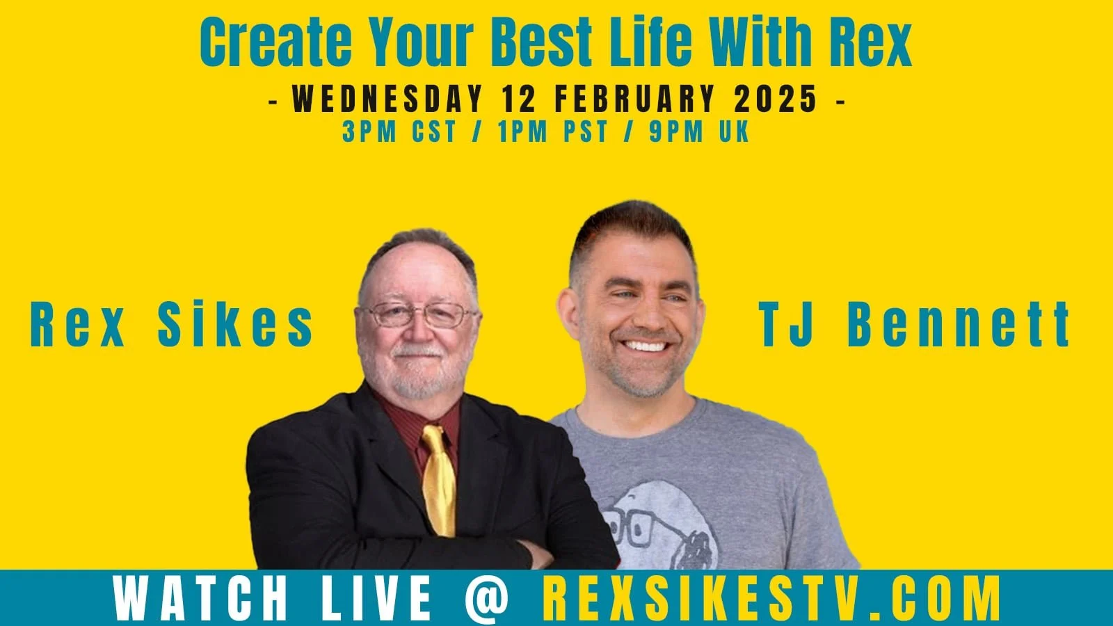 T J Bennett on Create Your Best Life With Rex! Desuckify Yourself & Life