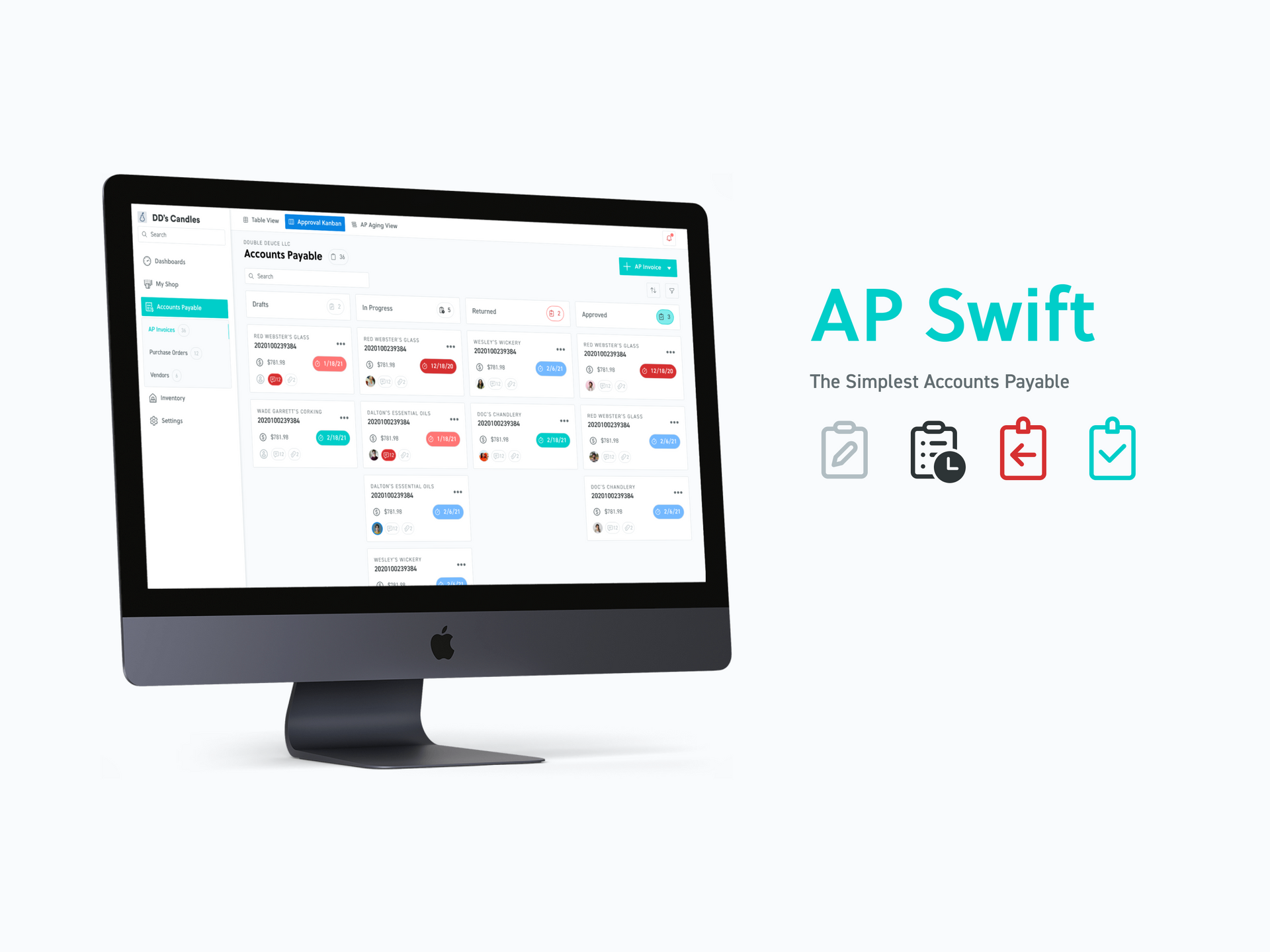 Accounting App — David Ray, UX/UI Designer