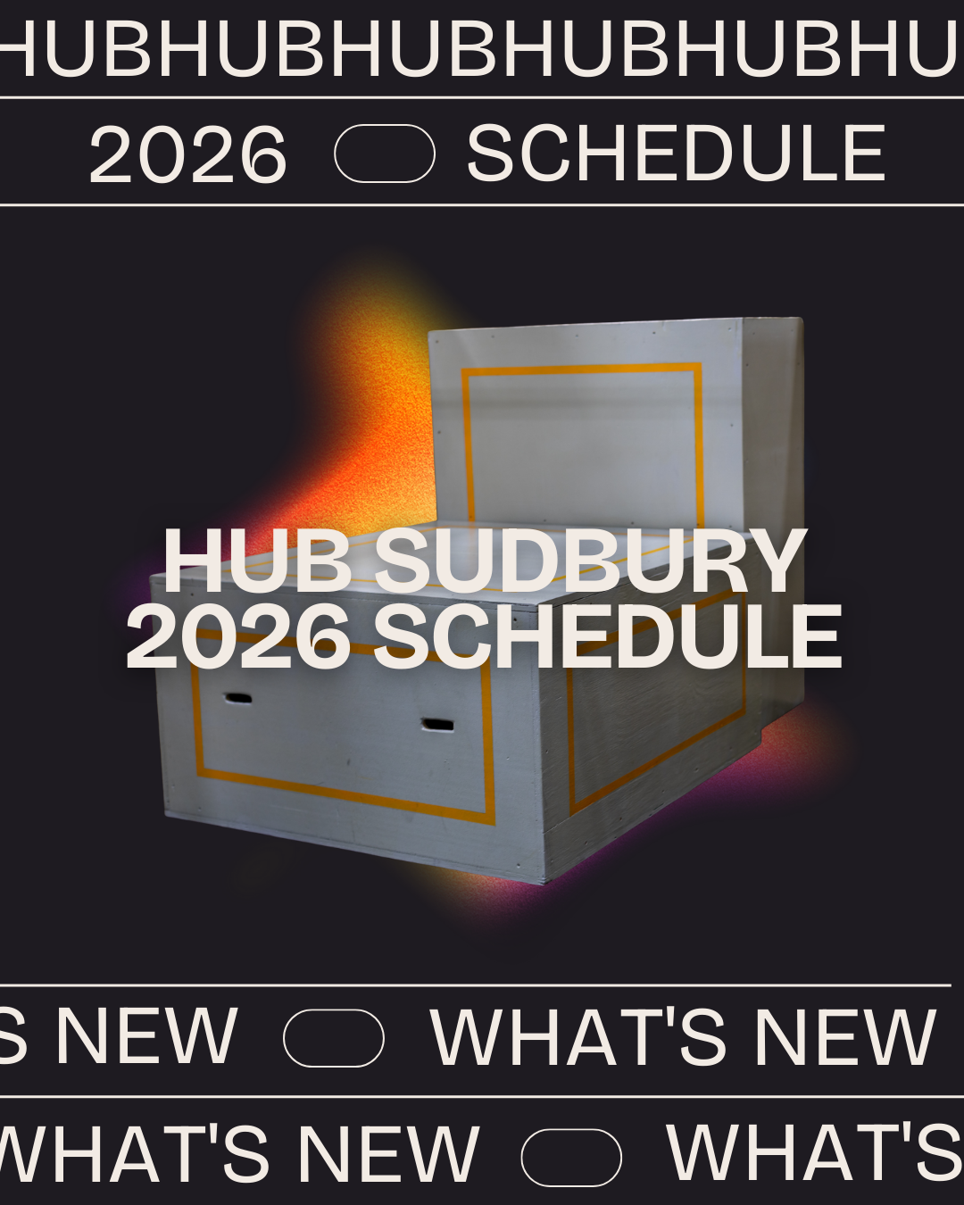 HUB Sudbury Winter 2026 Schedule Update