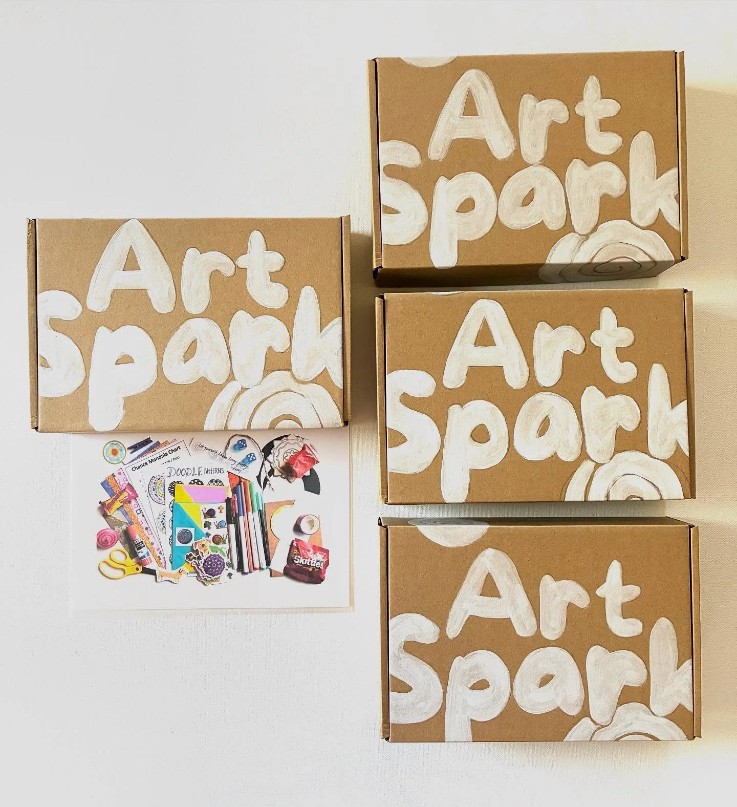 ArtSpark creativity boxes will be available on October 25th in my booth!
New look 👀 and fun insides as usual.

Native &amp; Creative Community Market
@whiterivernursery