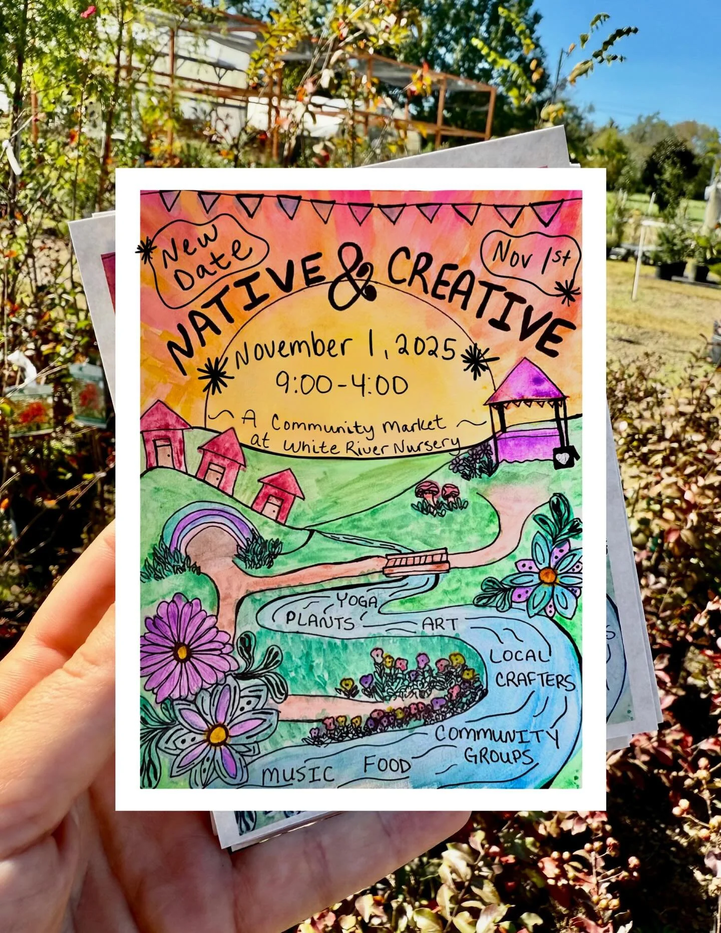 Date change due to impending weather! November 1 🍁❤️