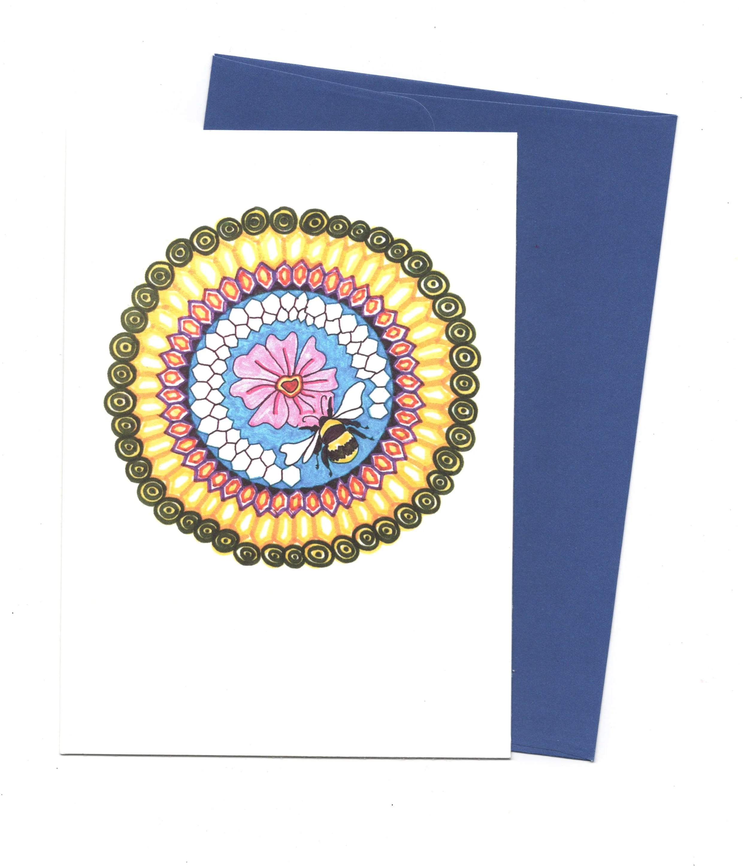 Honey Comb Mandala Greeting.jpg