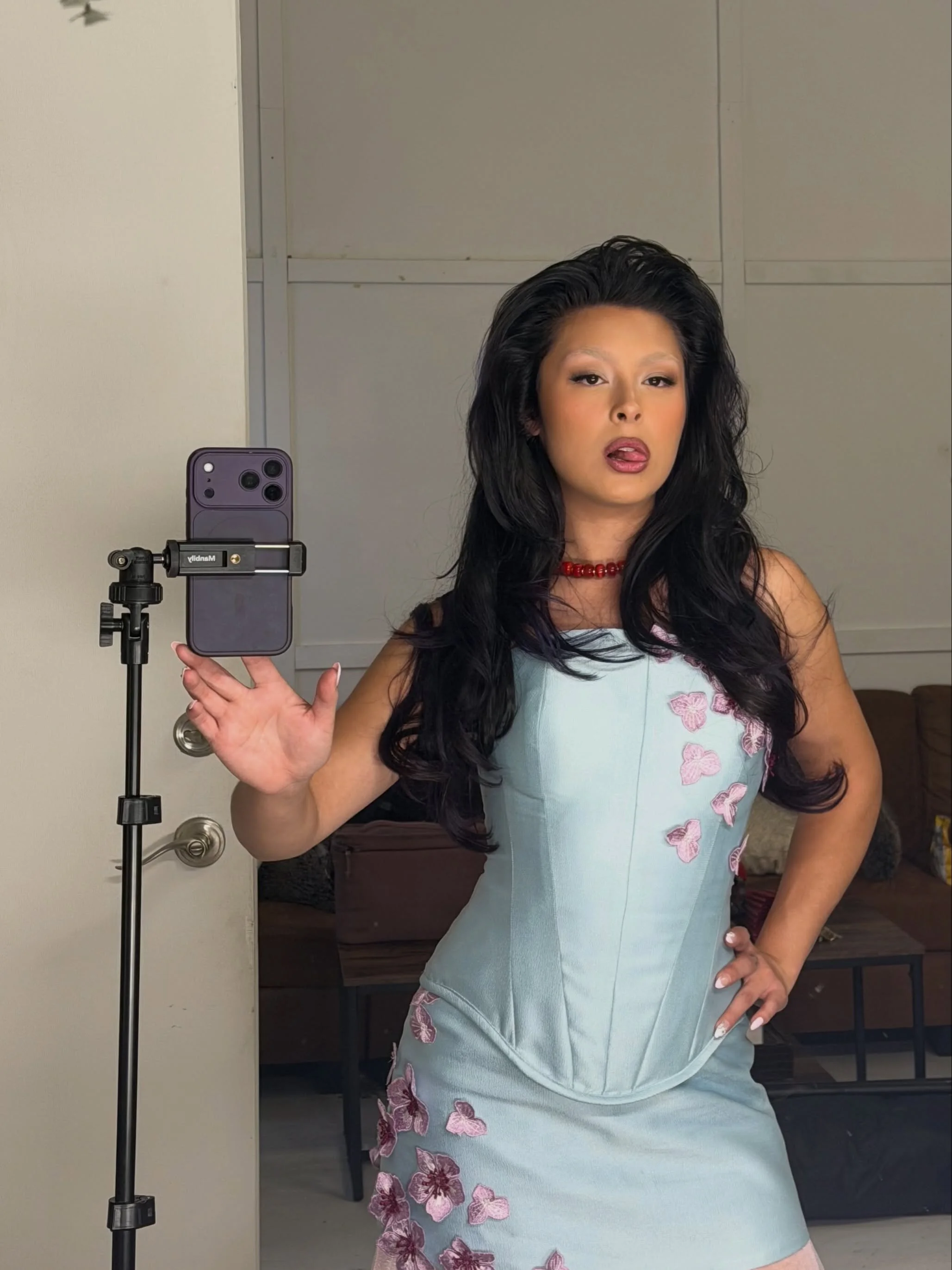 on set or outside prbly