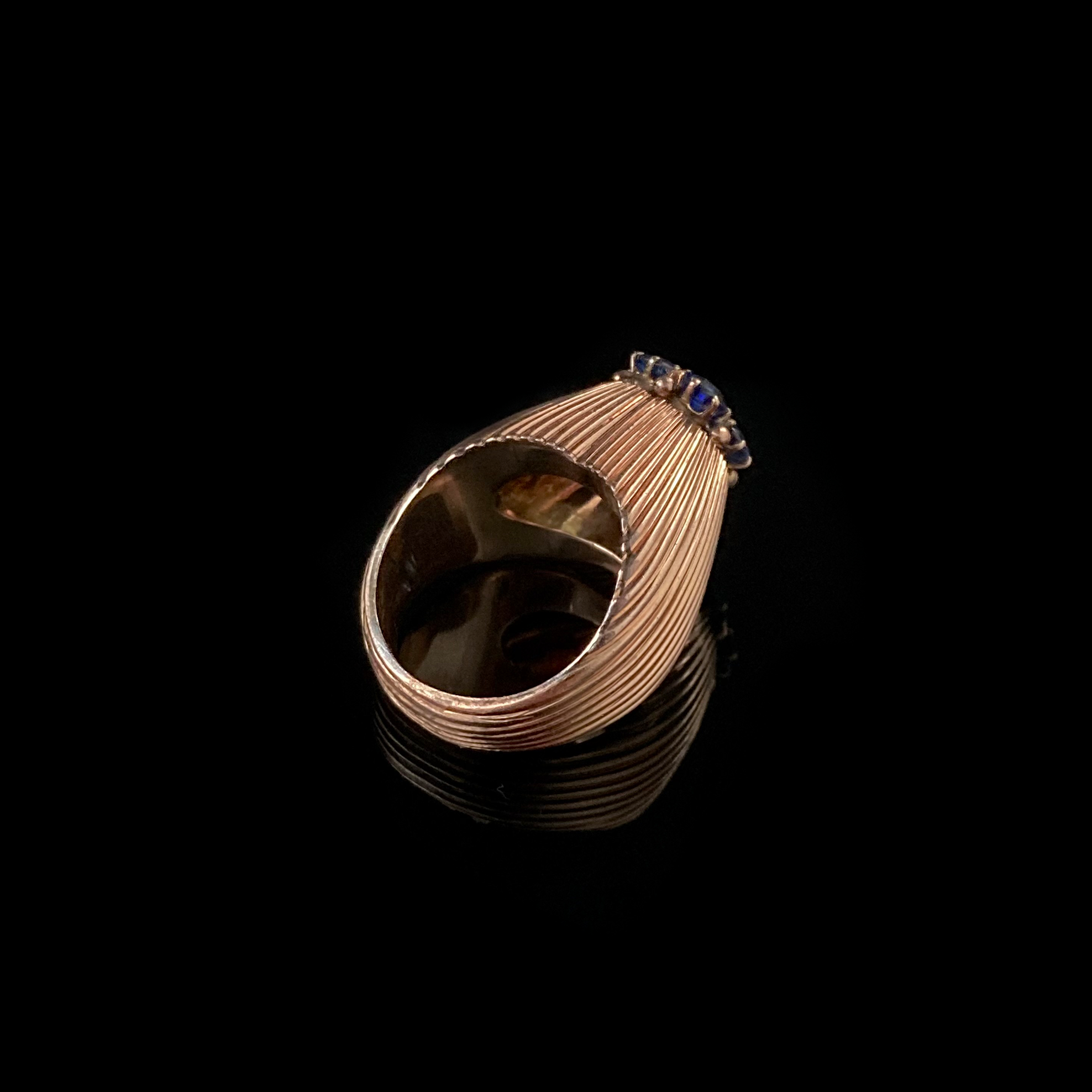 14K+Rose+Gold+Sapphire+and+Diamond+Cluster+Ring+Back.png