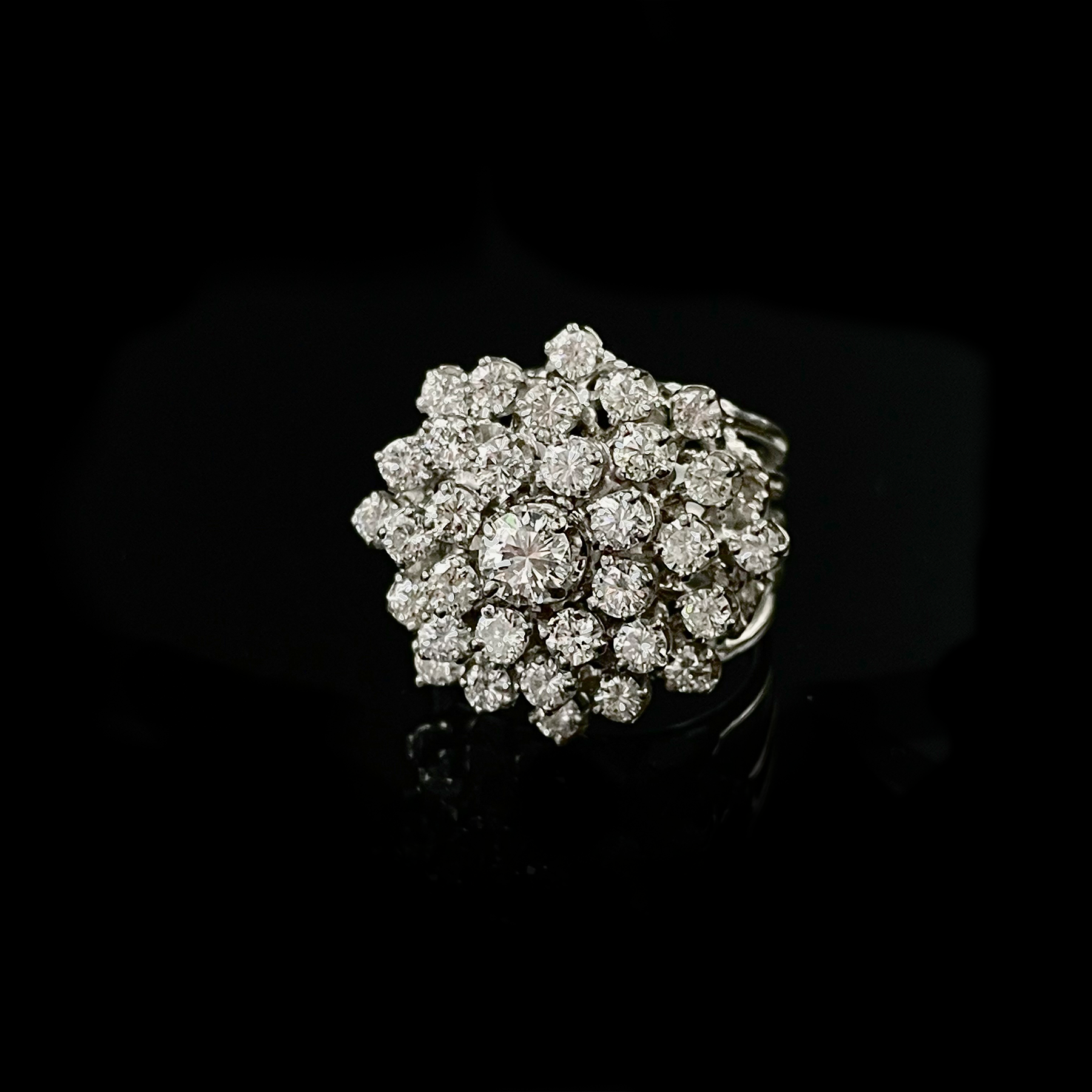 1960%27s+14K+White+Gold+Diamond+Cluster+Ring.png