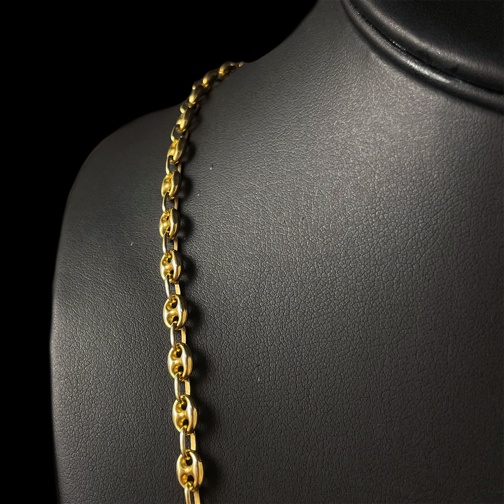14K Yellow Gold Chain Link Necklace — Trésor