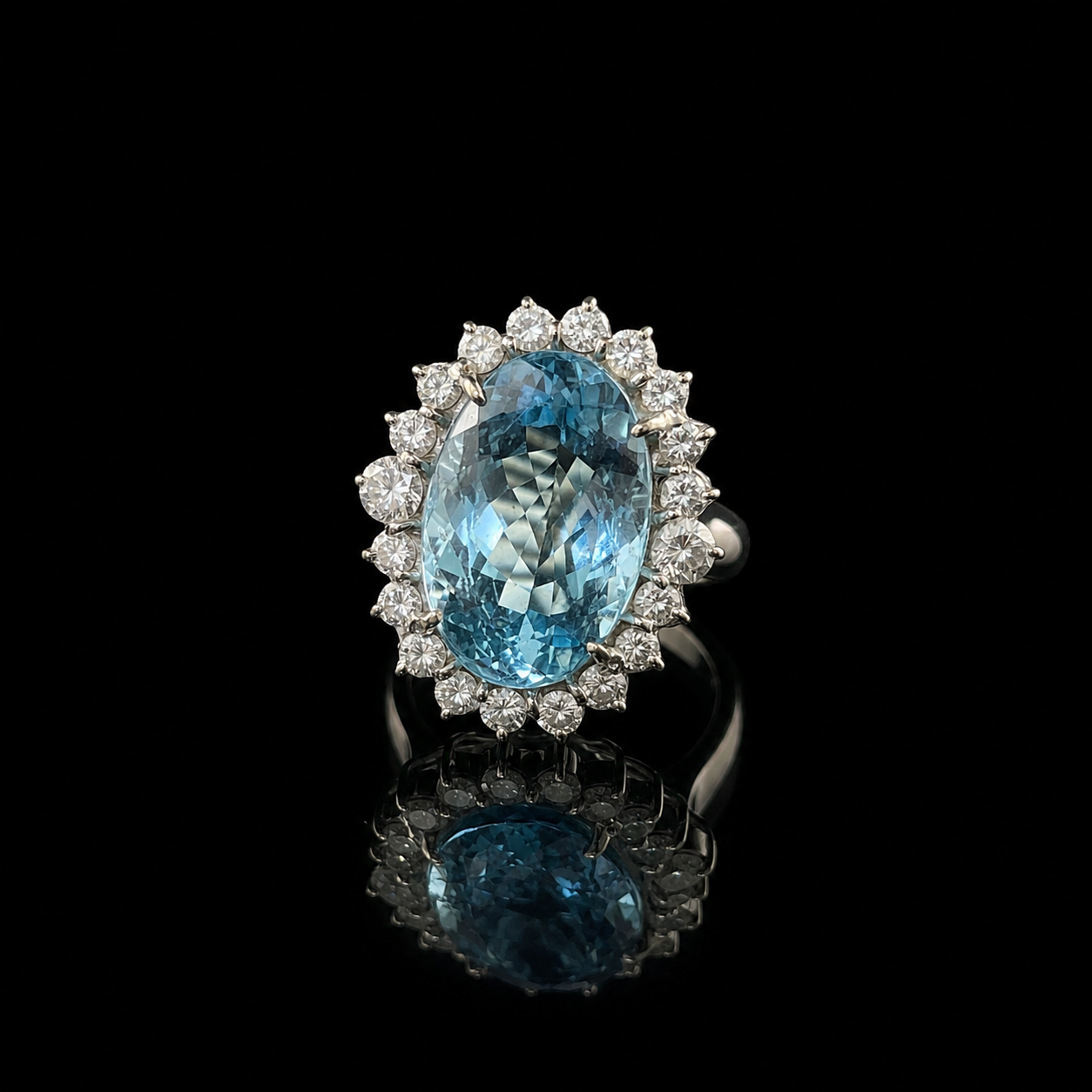 14K White Gold Aquamarine and Diamond Cocktail Ring.png
