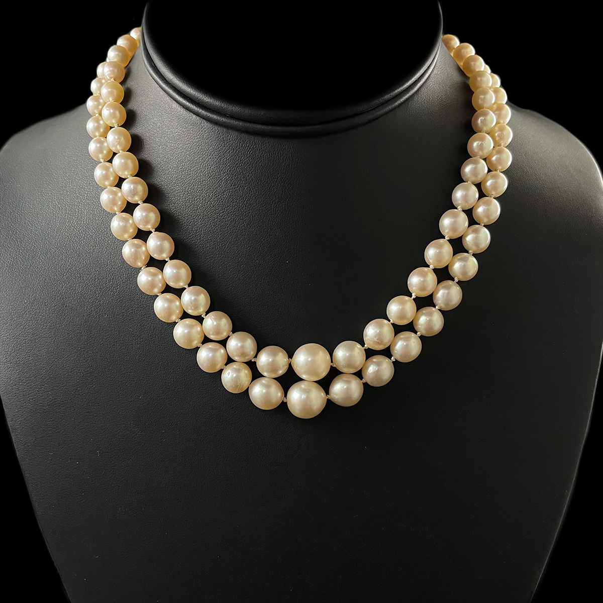 Akoya Double Strand Necklace