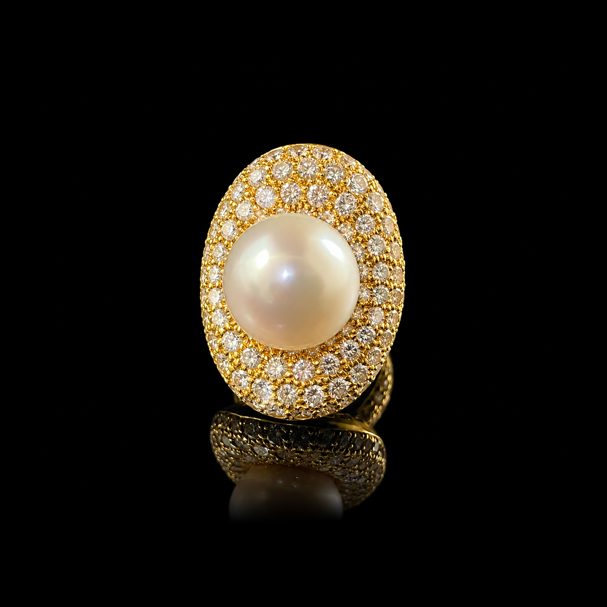 18K Yellow Gold South Sea Pearl and Diamond Ring.png
