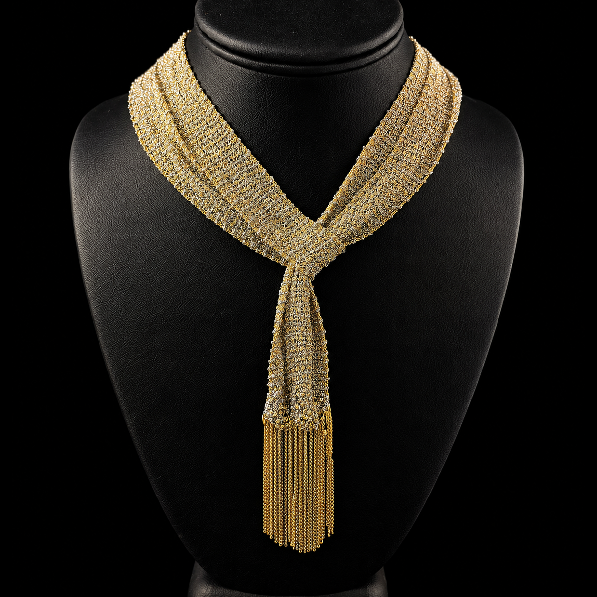 Italian 18K Yellow : White Gold Scarf.png