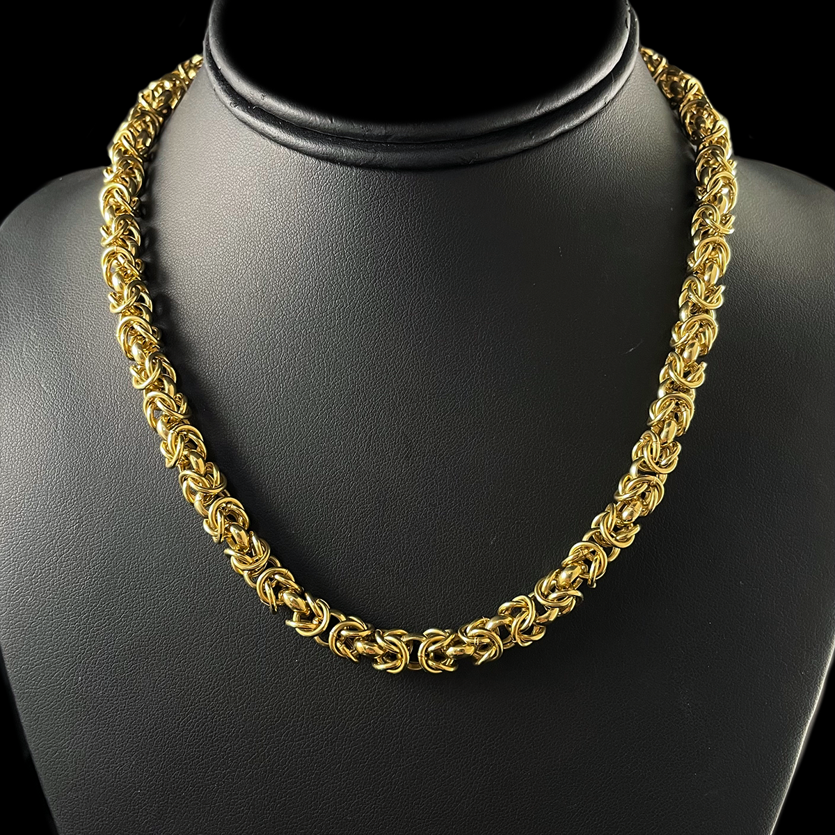 18K Yellow Gold Byzantine Style Necklace.png