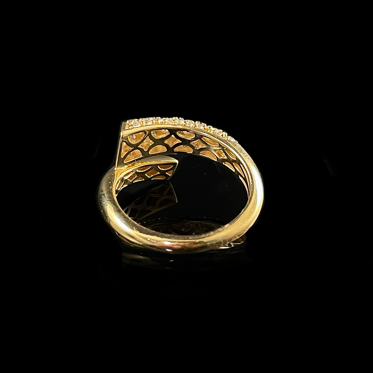 14K Yellow Gold Diamond Crossover Ring Back.png