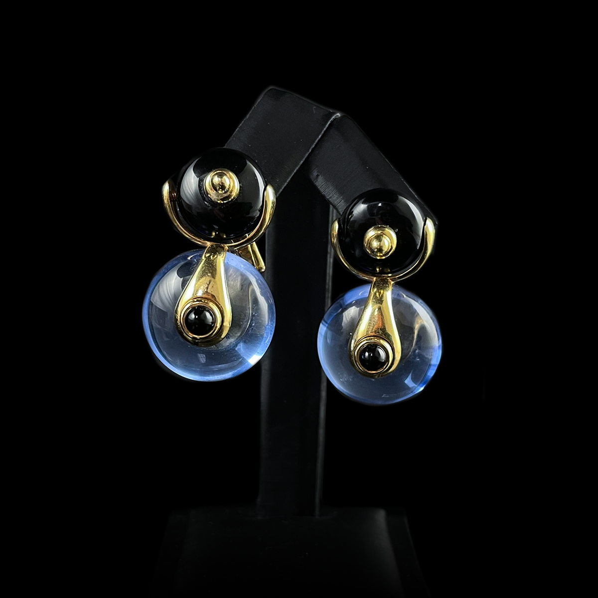 Marina B Pneu Earrings with Interchangeable Gemstones