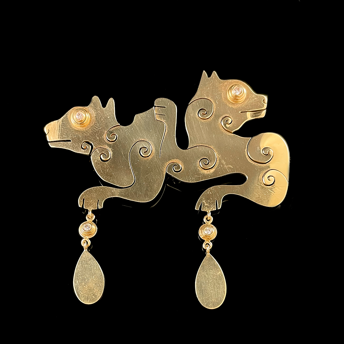 14K Yellow Gold Jaguar Pendant.png