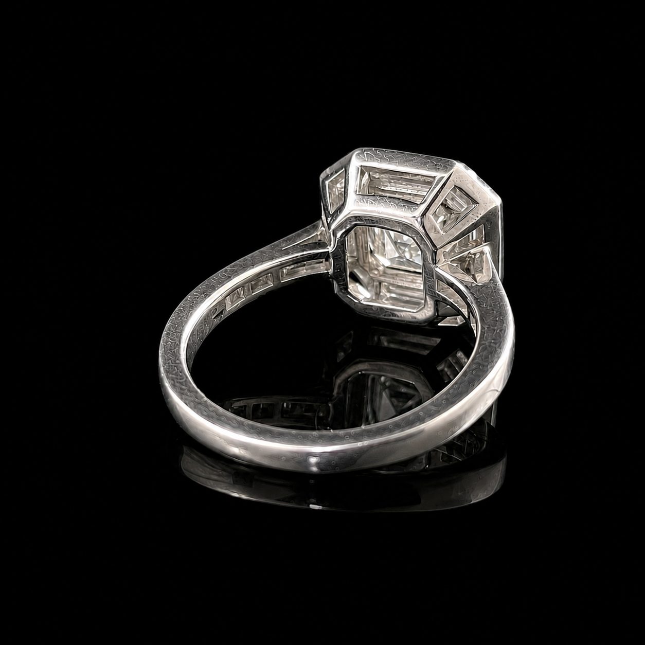 Platinum 3.01ct Asscher-Cut Diamond Ring Back.png