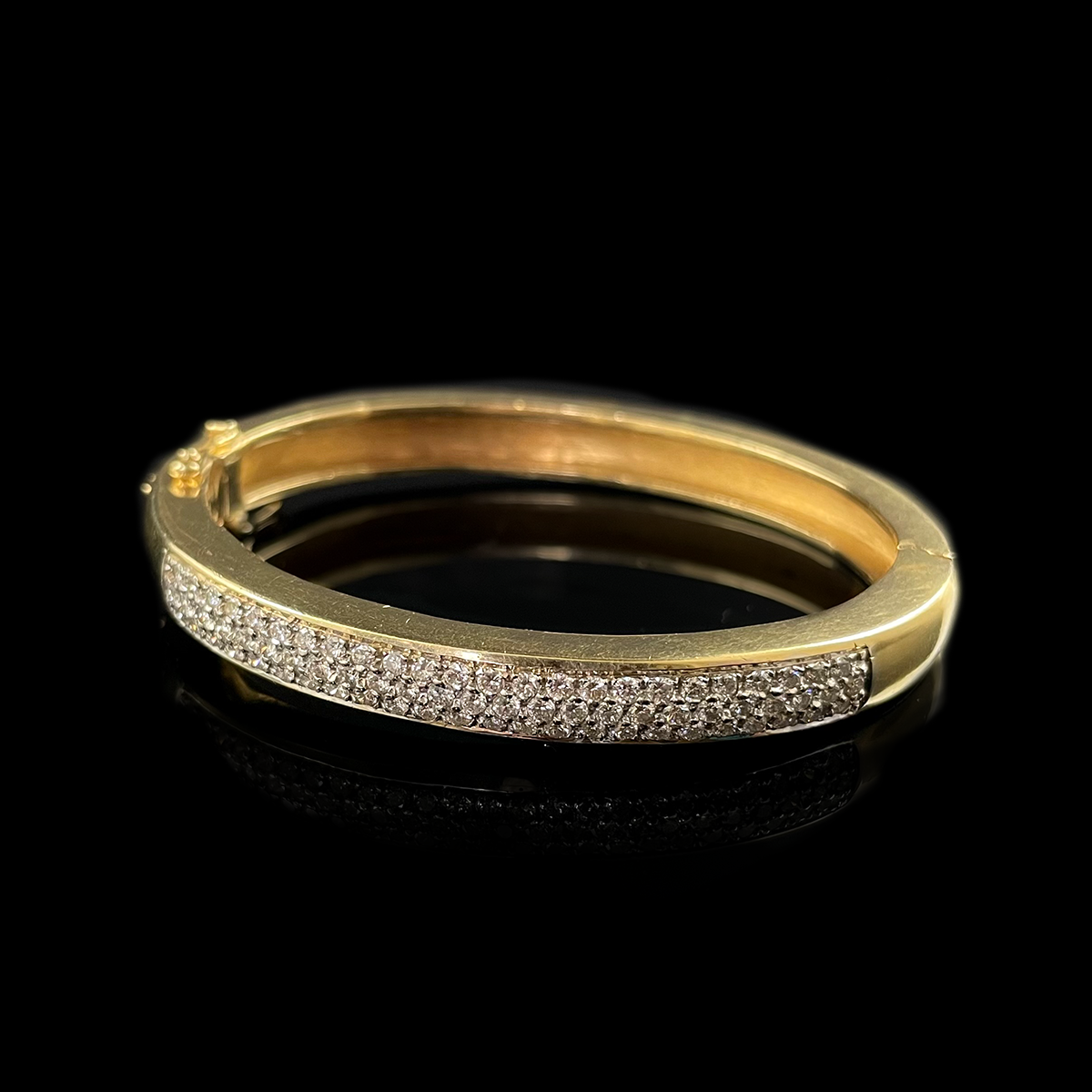 14K Yellow Gold Diamond Pave Cuff Bracelet.png