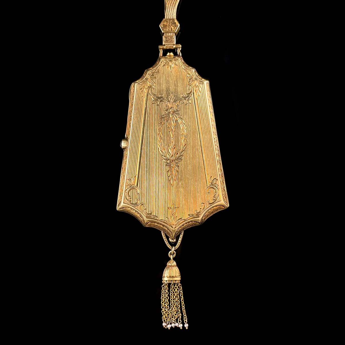 1930's 14K yellow Gold Makeup Compact.png