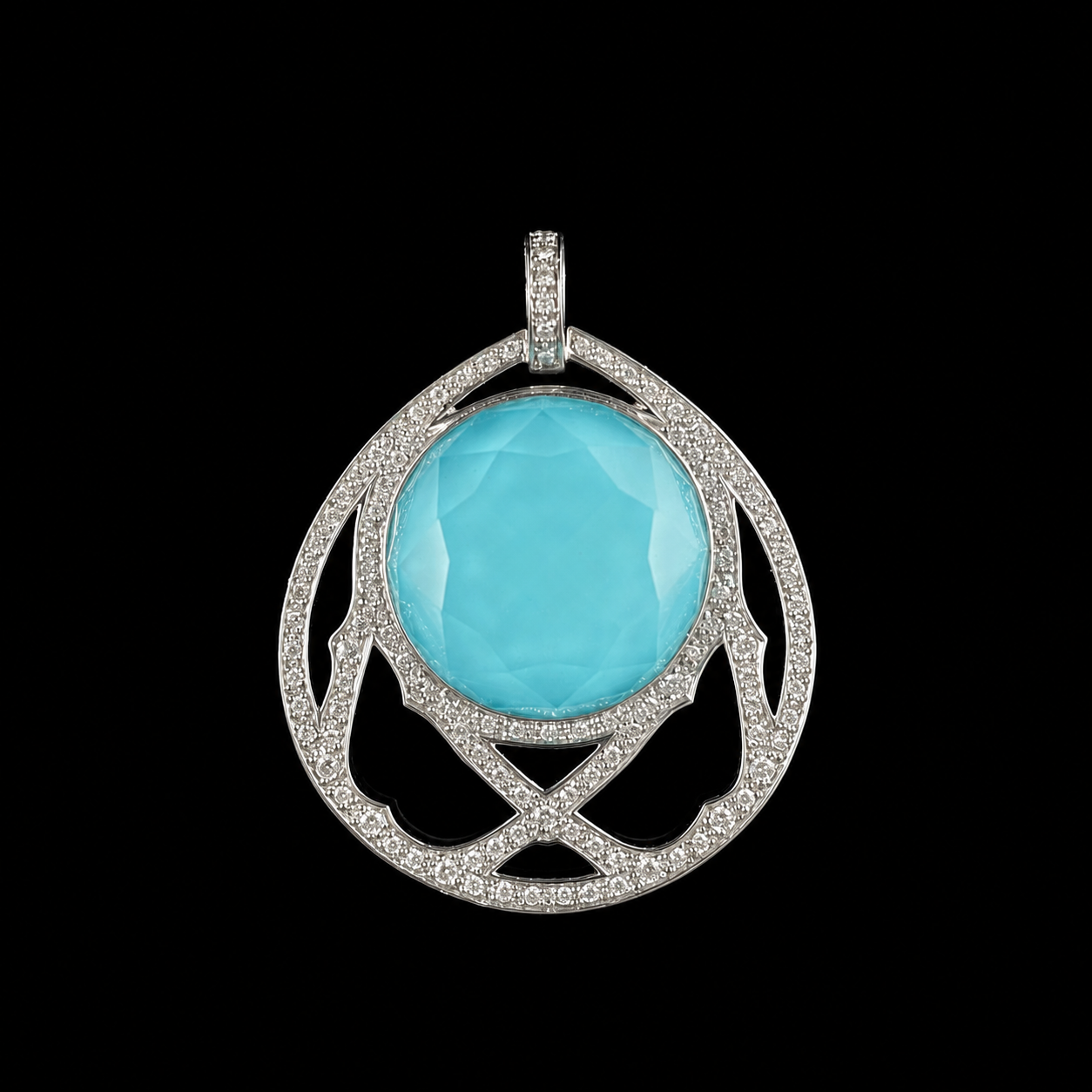 Stephen Webster Crystal Haze Pendant in 18K White Gold with Diamond and Quartz Loose.png