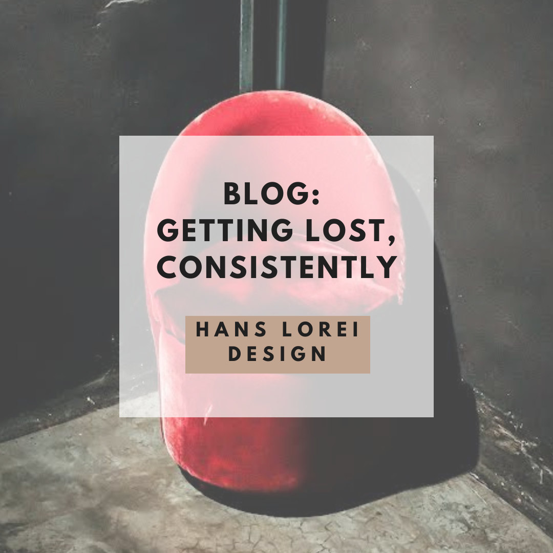 getting lost, consistently