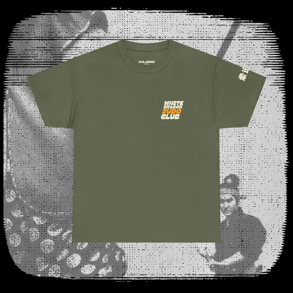 pt.8 white dragon tee — HAJIME grappling co.