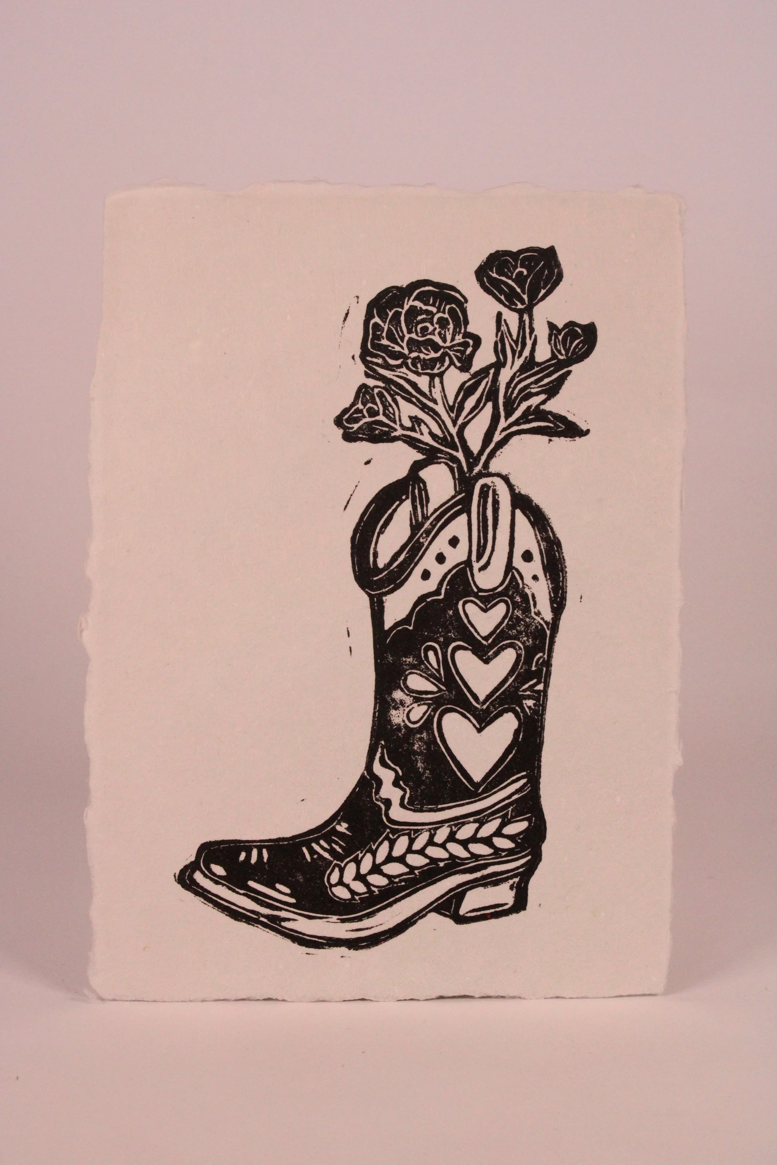 Cowgirl Love - Grey Paper 5x7"
