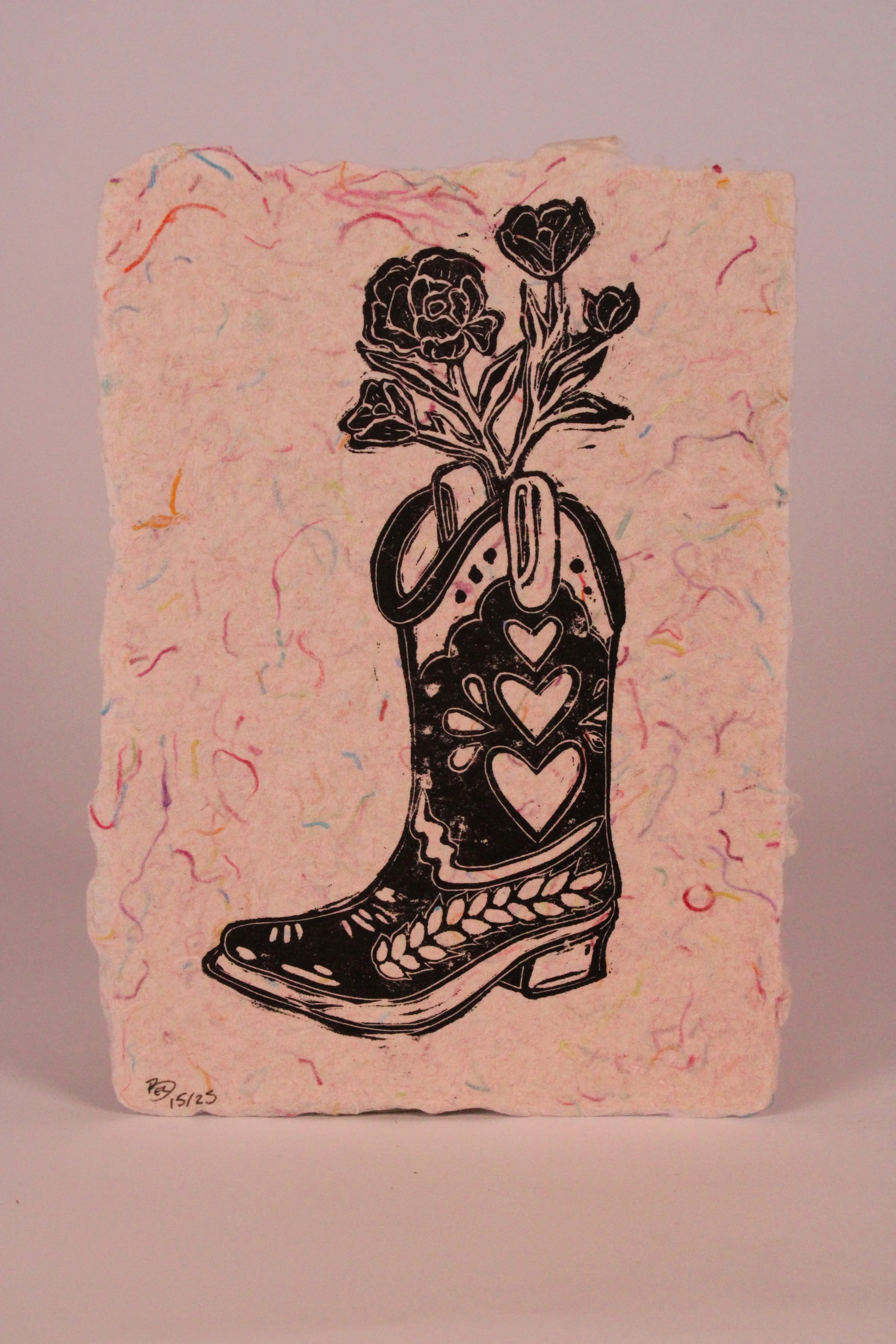 Cowgirl Love - Confetti Paper 5x7”