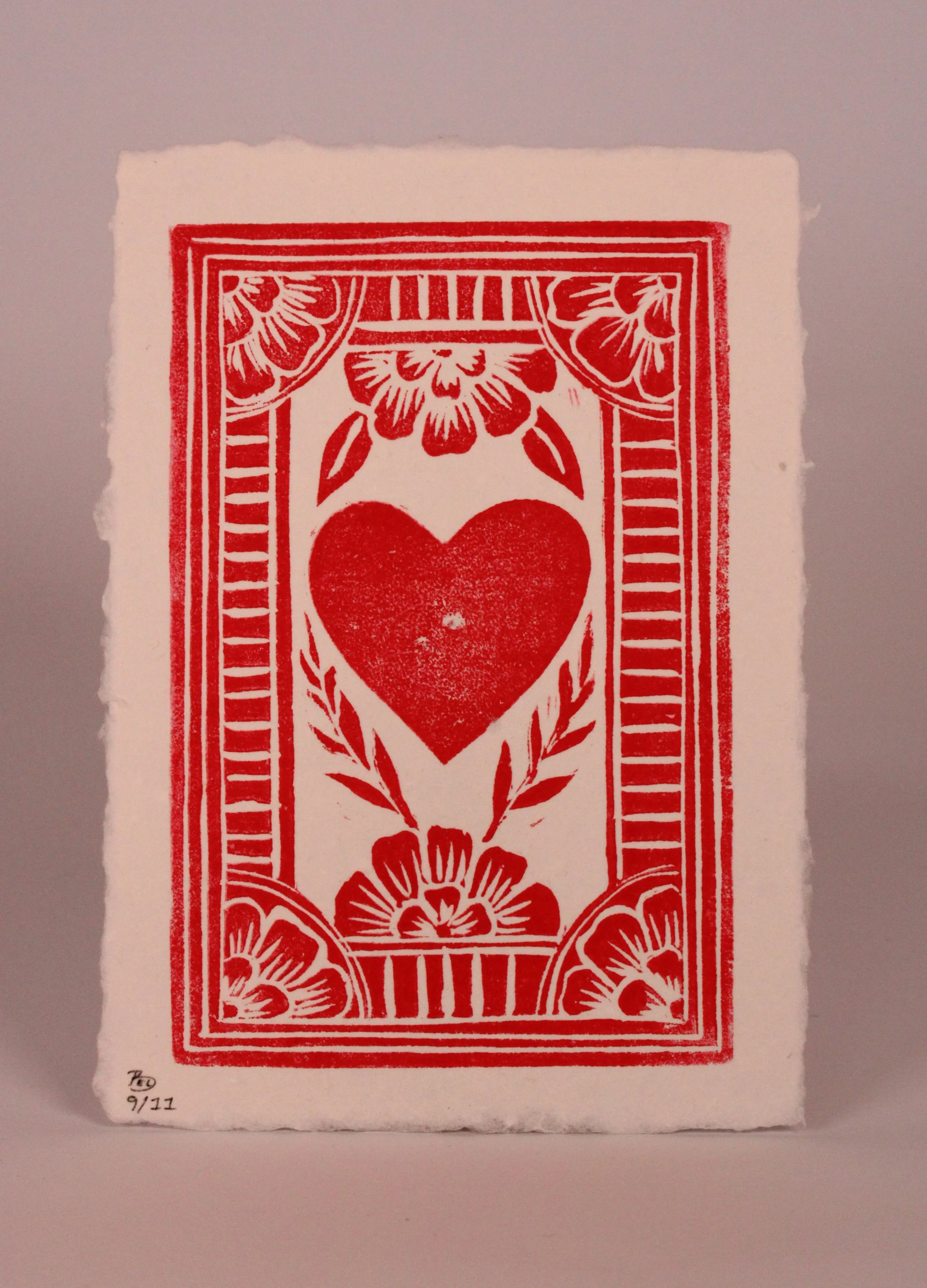 Feel the Love - White Paper 5x7”