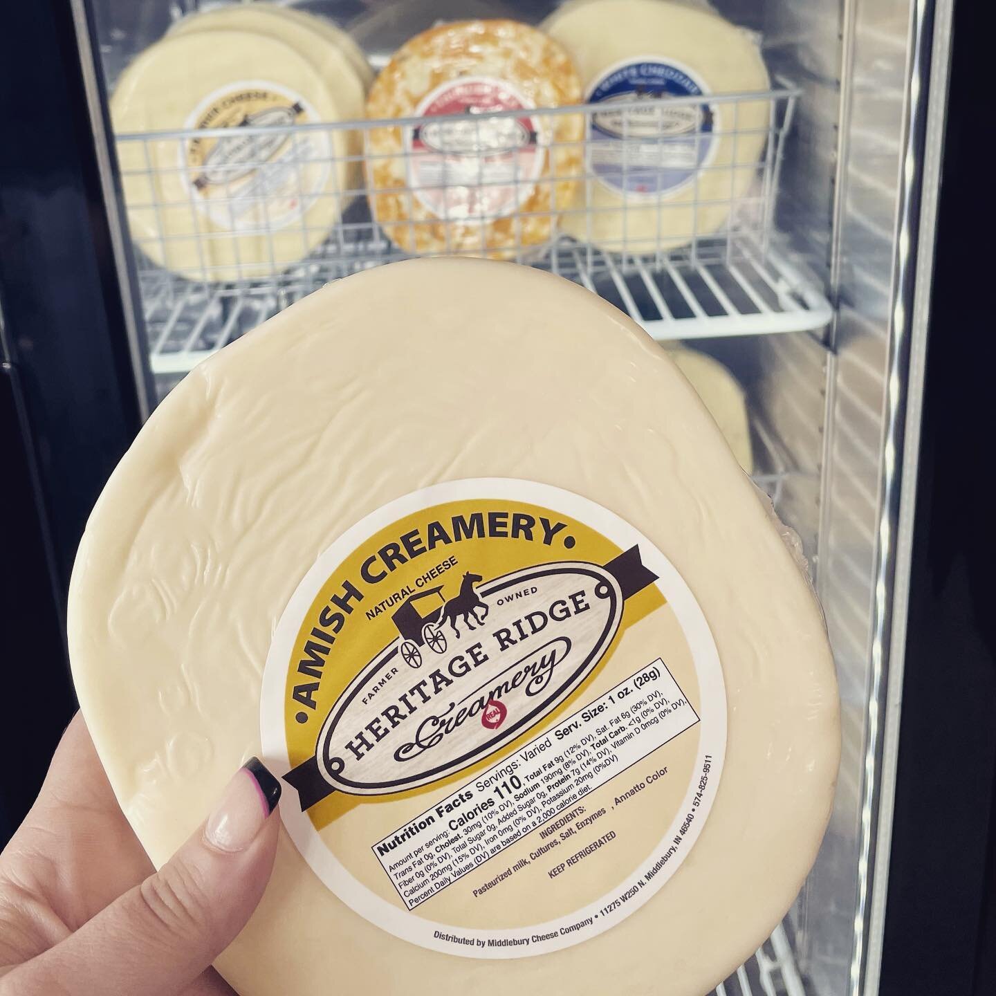 🐄June is Dairy Month🐄

AND we restocked on cheese and butter from Heritage Ridge Creamery🧀🧈

Cheese flavors include👇🏼
Amish Creamery
Colby-Jack
Farmer Cheese
Thunder Jack
White Cheddar
Monterey Jack
Colby
Pepper Jack