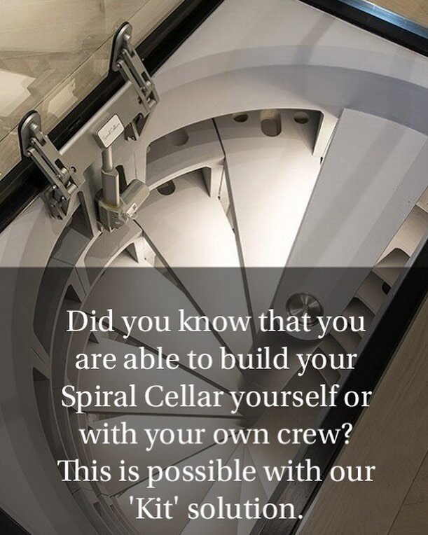 Do you want to build your Spiral Cellar yourself?  Or do you have access to your own crew and therefore don&rsquo;t need our installation team? In that case, the &lsquo;Kit&rsquo; could be a good solution. The DIY kit comes with a detailed manual (in