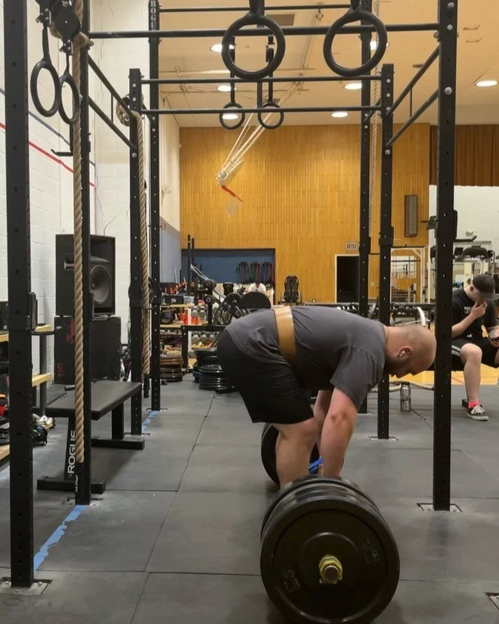Small training dump from today! Worked up to a heavy AMRAP on deadlift today. I also had the opportunity to get a sweat on. Just because you&rsquo;re a big guy doesn&rsquo;t mean you can&rsquo;t or shouldn&rsquo;t be doing conditioning.