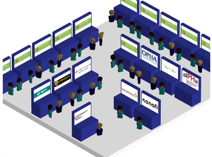 Screengrab of TOPHC's exhibit hall