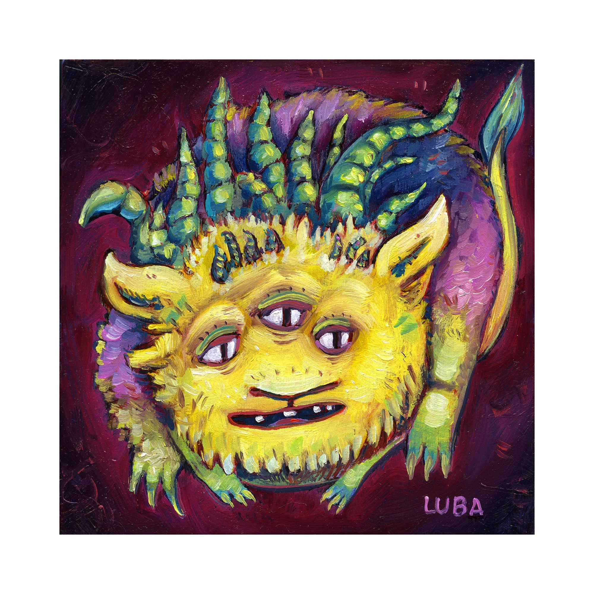 Custom 4x4 Oil Painting