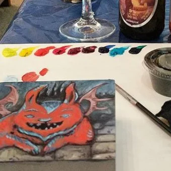 Custom 4x4 Oil Painting