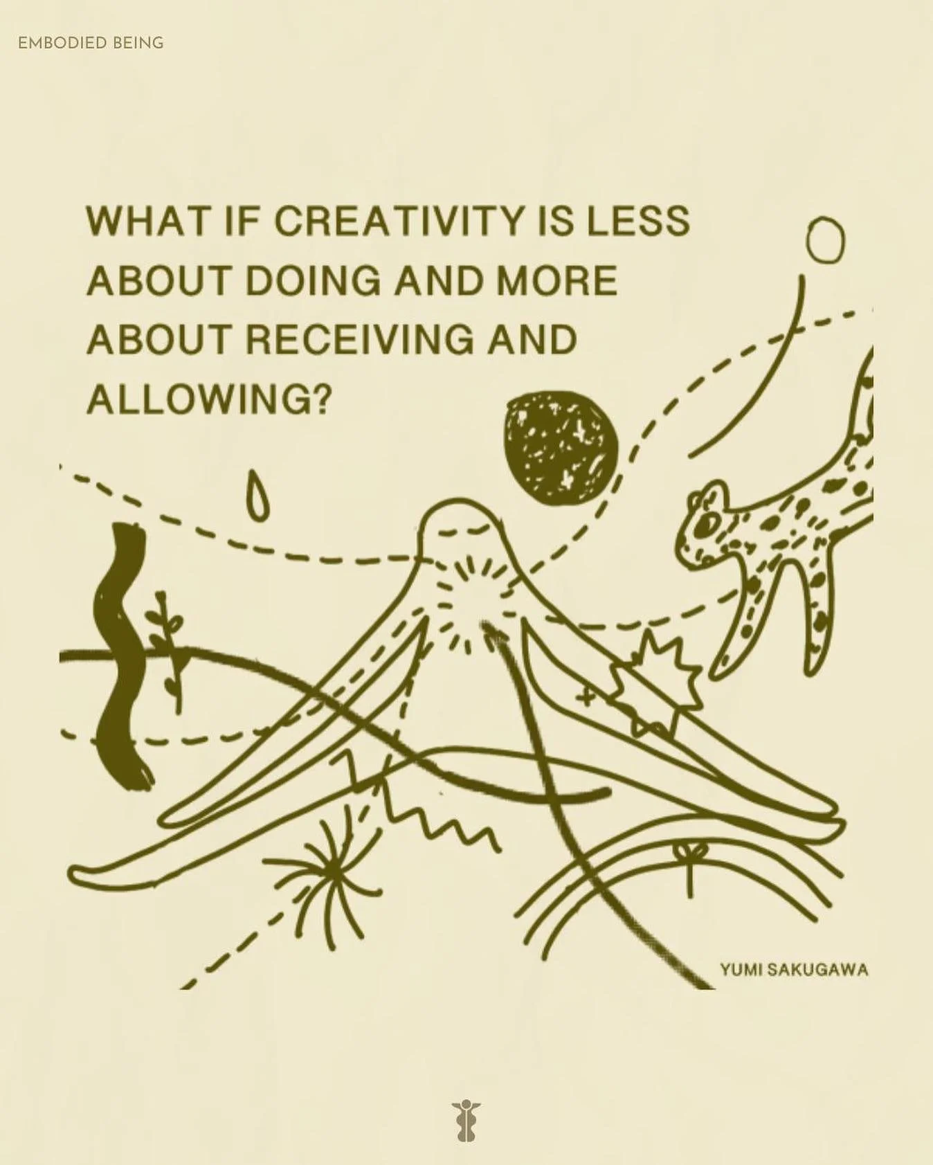 ✨Creativity is a way of remembering our aliveness - the art of letting spirit move through us✨
&bull;
&bull;
&bull;
#create #creativity #receiving #allowing #expression #inspiration #spirit #soma