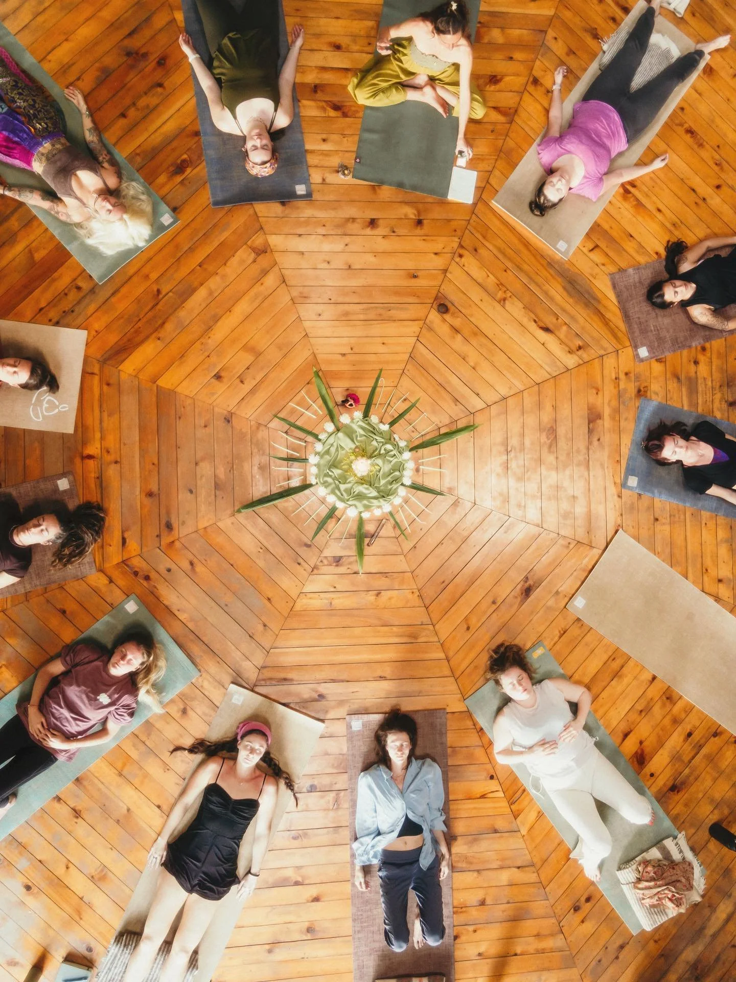 To gather in a circle is to return to something ancient - a way of remembering ourselves and each other.
In the circle, there is no beginning, no end - just continuous presence 🌀

We come as we are and the circle holds it all.
Here, we soften into b